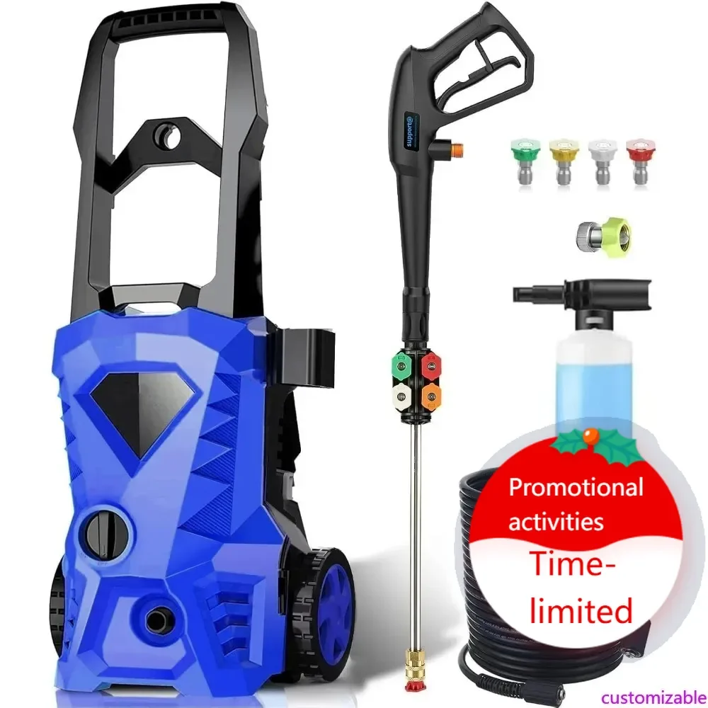 

Горячая распродажа: Высокопроизводительная мойка высокого давления 5000 PSI с расходом 2,8 галлонов в минуту, шлангом 33 фута, 4 насадками и дозатором для моющего средства для использования на улице