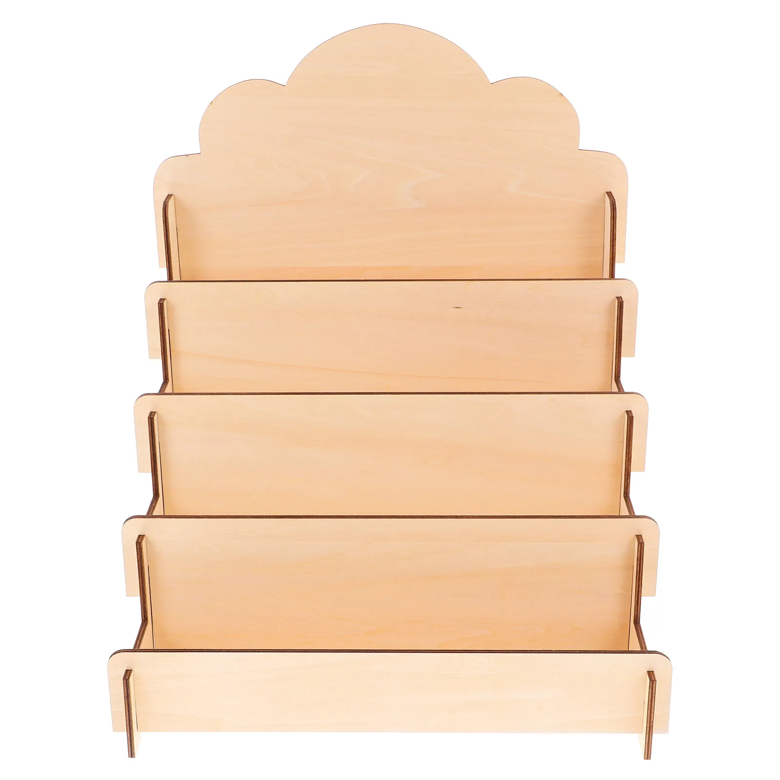 Versatile Tiered Wooden Greeting Card Display Rack for Postcards Greeting Cards Small Posters Vendor Events Craft Fairs Retail