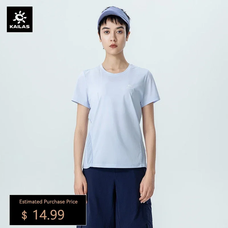 

KAILAS T-shirt Women's Gym Summer 2024 New Short Sleeve Tee Casual Hiking T-shirts Female Comfortable Breathable Tops KG2227603