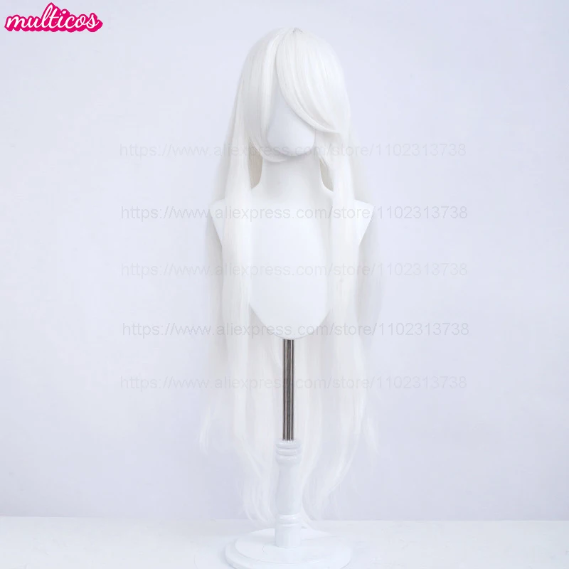High Quality Anime 100Cm Long Staight Cosplay Wig Black White Red Pink Brown Gold Blue Blonde Purple Heat Resistant Hair Wigs