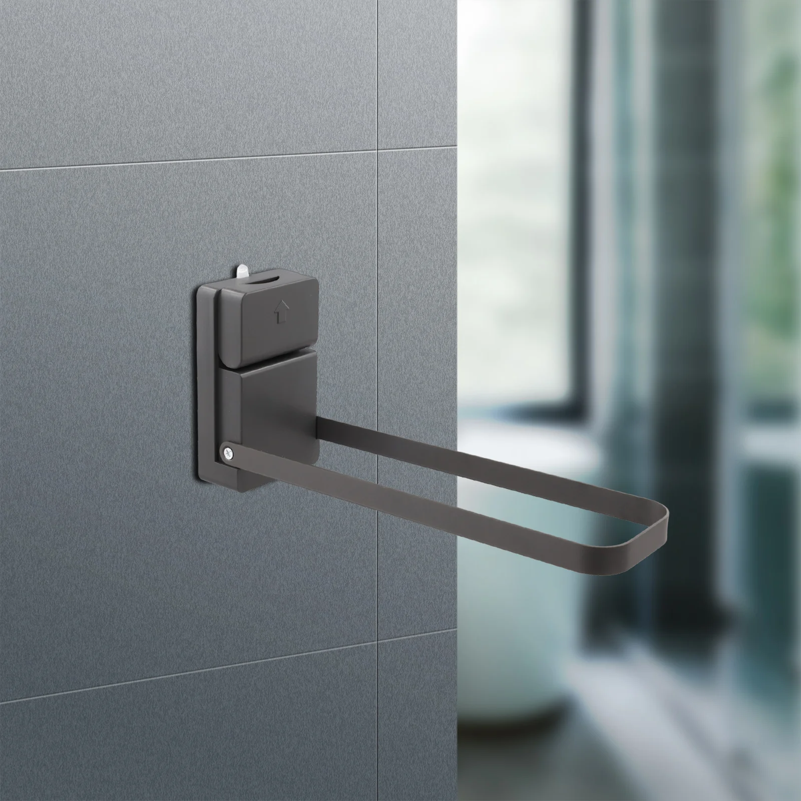 Folding Towel Rack with Suction Cup for Bathroom Wall Mounted Towel Holder Household Drying and Storage Space Saver