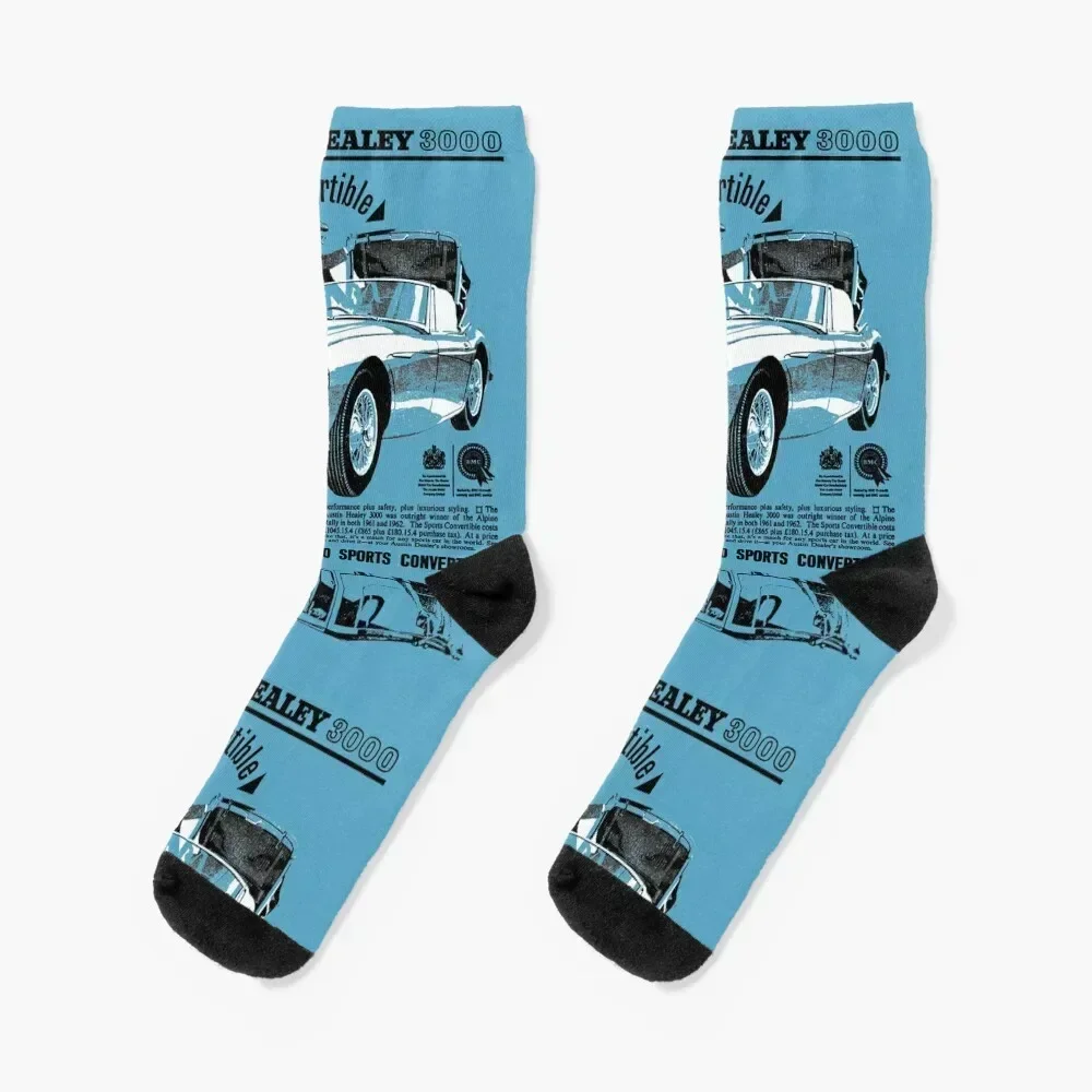 

AUSTIN HEALEY 3000 Socks Men's with print Stockings Climbing Socks Men's Women's