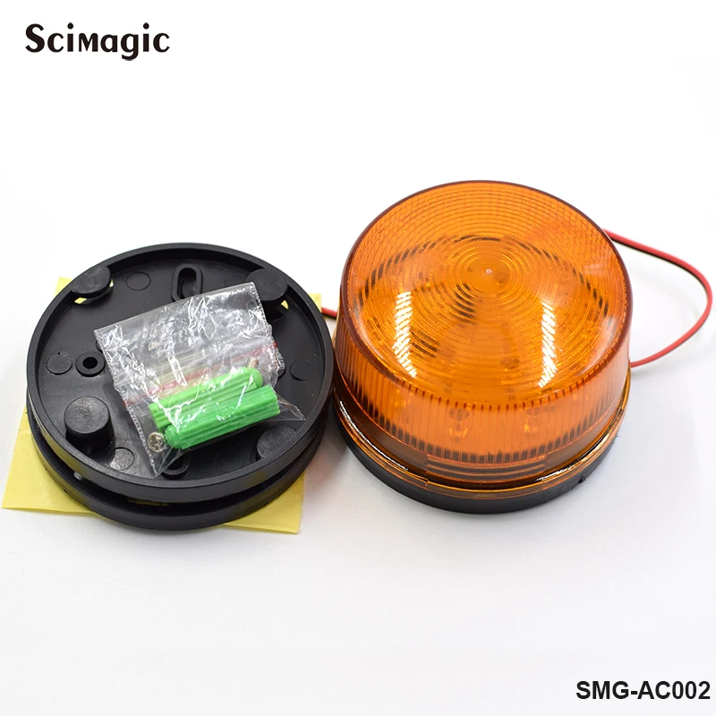 12V 24V LED Strobe Light Emergency Rotating Traffice Indication Car Flash Beacon Light LED Orange Red Flash Car Warning Light