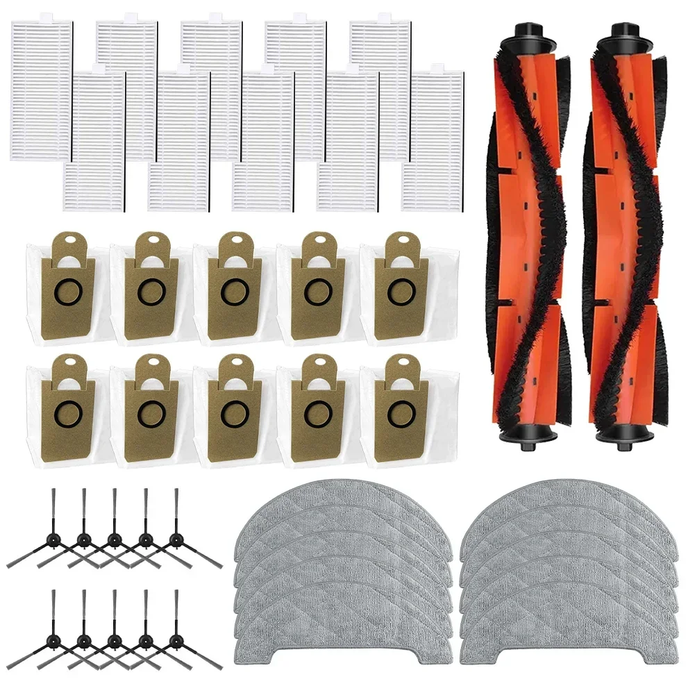 

Filter Main Side Brush Sweeper Parts Kit Vacuum Cleaner Accessories Dust Bags Replacement Attachment For IMOU RV1 Pro