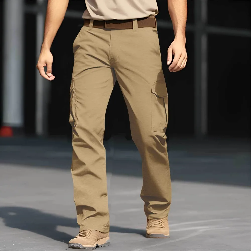 

Men's Fashionable Casual Work Pants Hiking Pants Pocket Flat Comfortable Wearable Casual Daily Pants