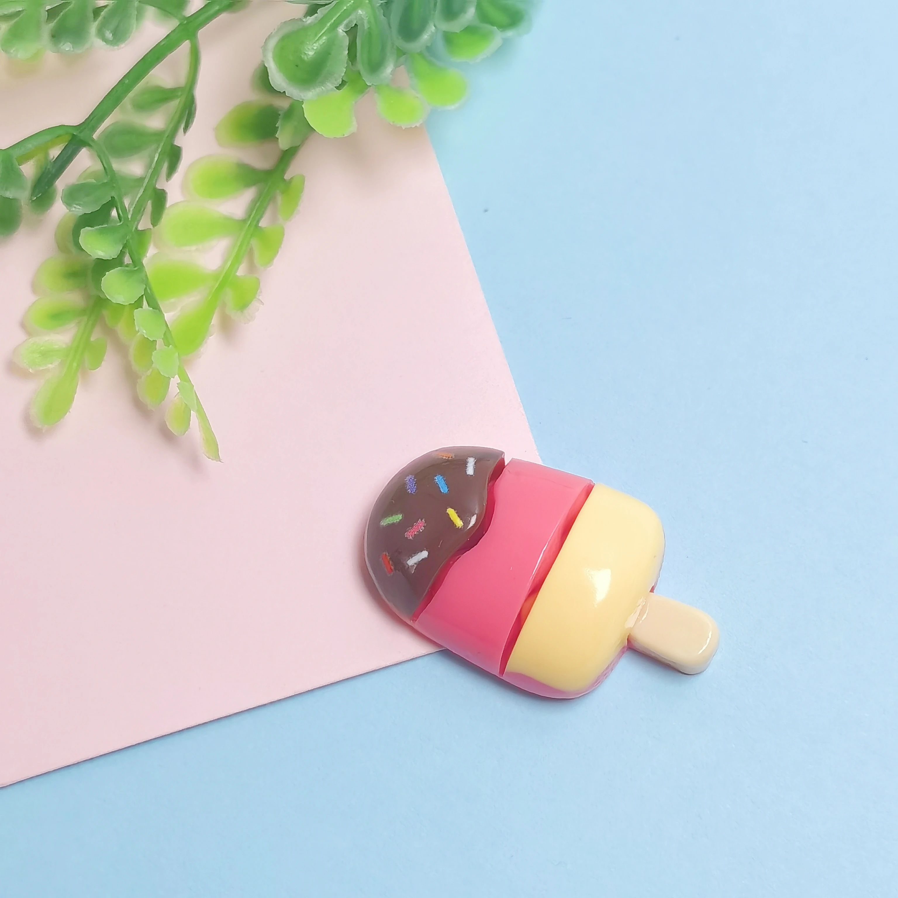 Popsicle Series Flat Back Resin Cabochons For Hairpin Scrapbooking DIY Jewelry Craft Decoration Accessories