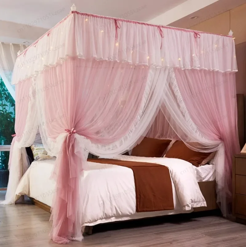 Double-layer yarn single mosquito net does not contain brackets. Those who sell mosquito nets alone do not need brackets.