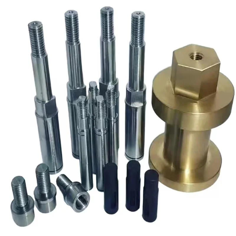 

Custom CNC Precision Machining Special-shaped Aluminum Brass Steel Shafts CNC Fasteners