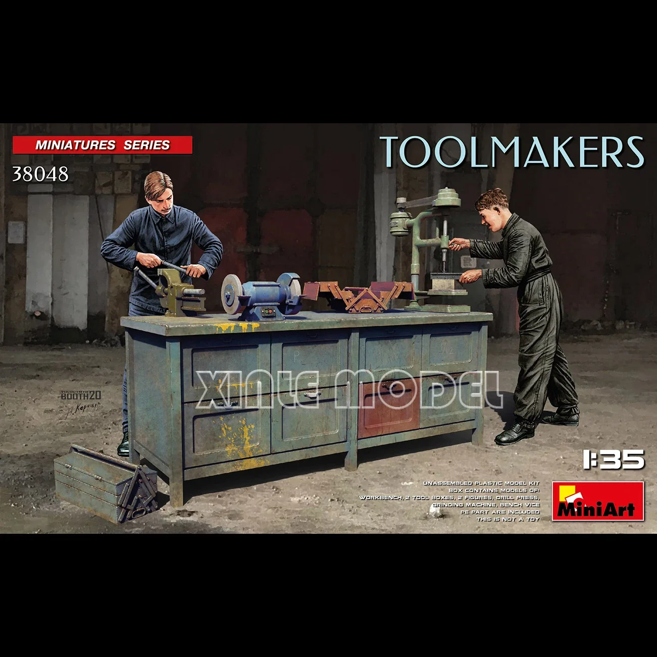 

MiniArt Plastic Assembly Model Kit 38048 Maintenance Worker Kit 1/35