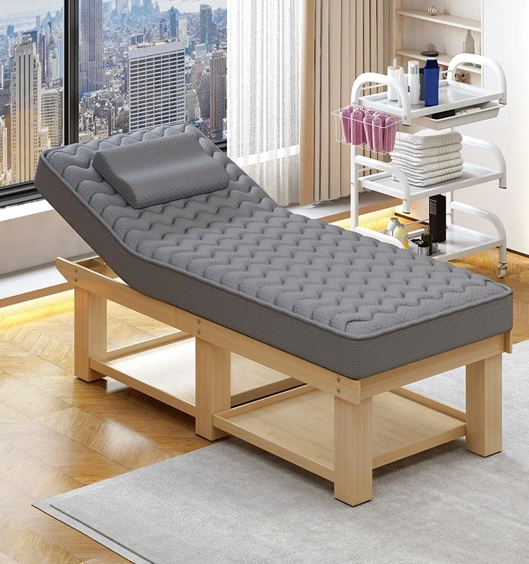 Cama De Massagem De Látex Para Salão De Beleza, Cama De Massagem Com Buracos, Criação De Mídia, Medicina Tradicional Chinesa