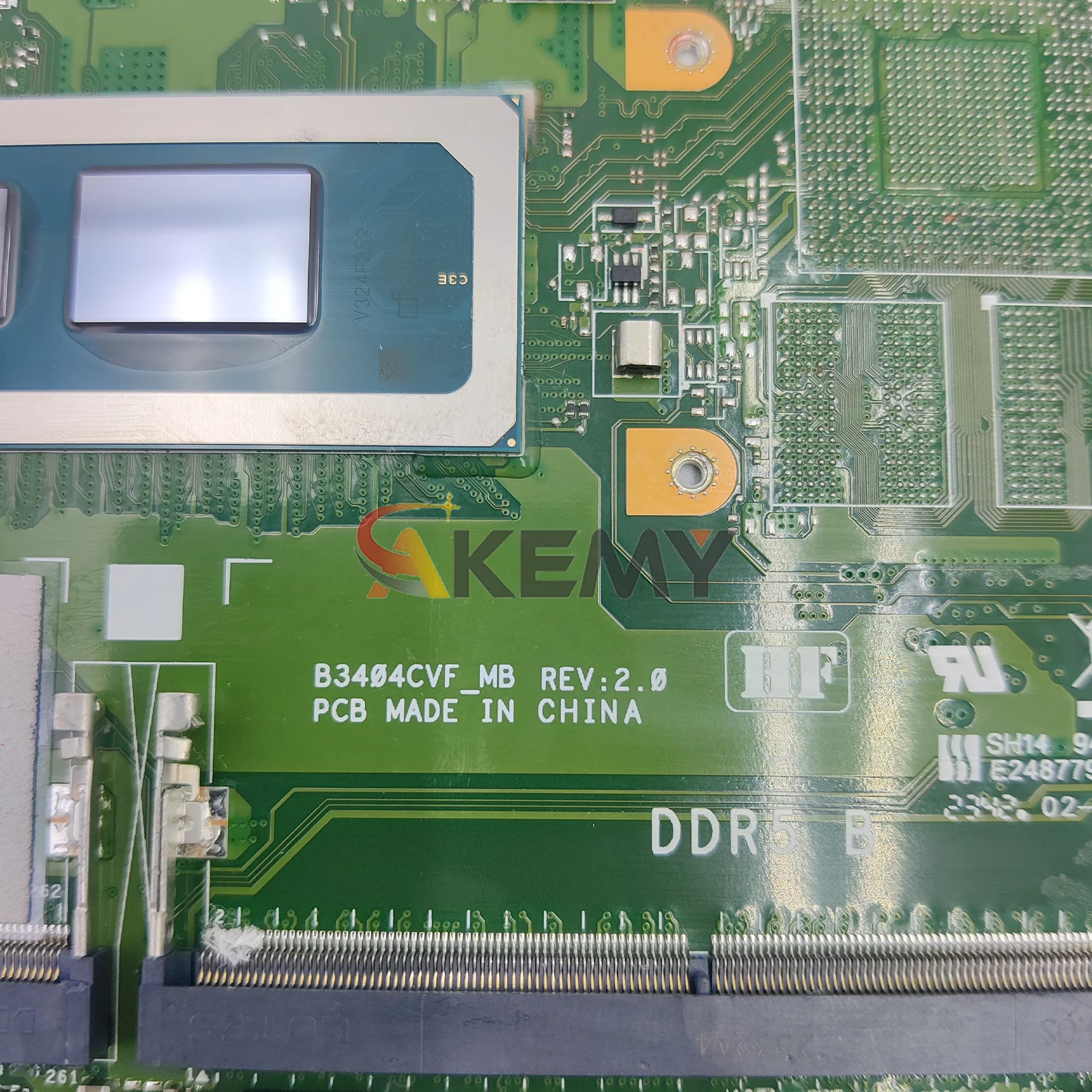 B3404CV Laptop Motherboard For ASUS ExpertBook B3404CVA B3404CMA B3404C Notebook Mainboard With  I3 I5 I7 CPU 100% tests OK stk