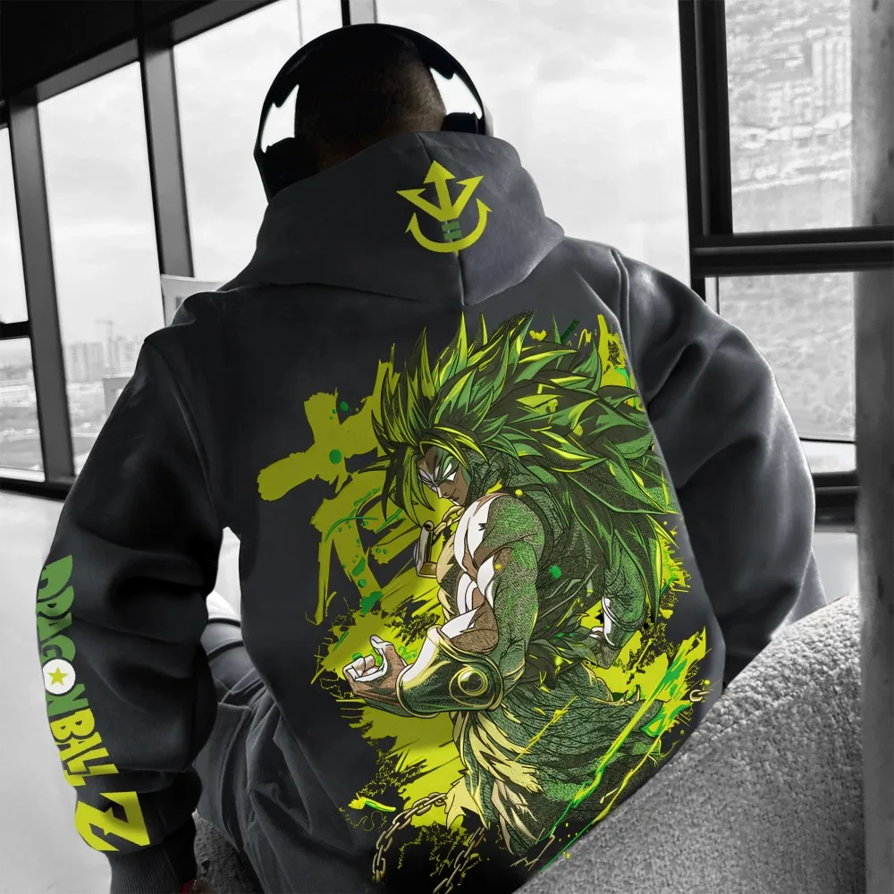 秋と冬のアニメメンズストリートドラゴンボール孫悟空原宿2025ヴィンテージセーターオーバーサイズレディース長袖ユニセックス