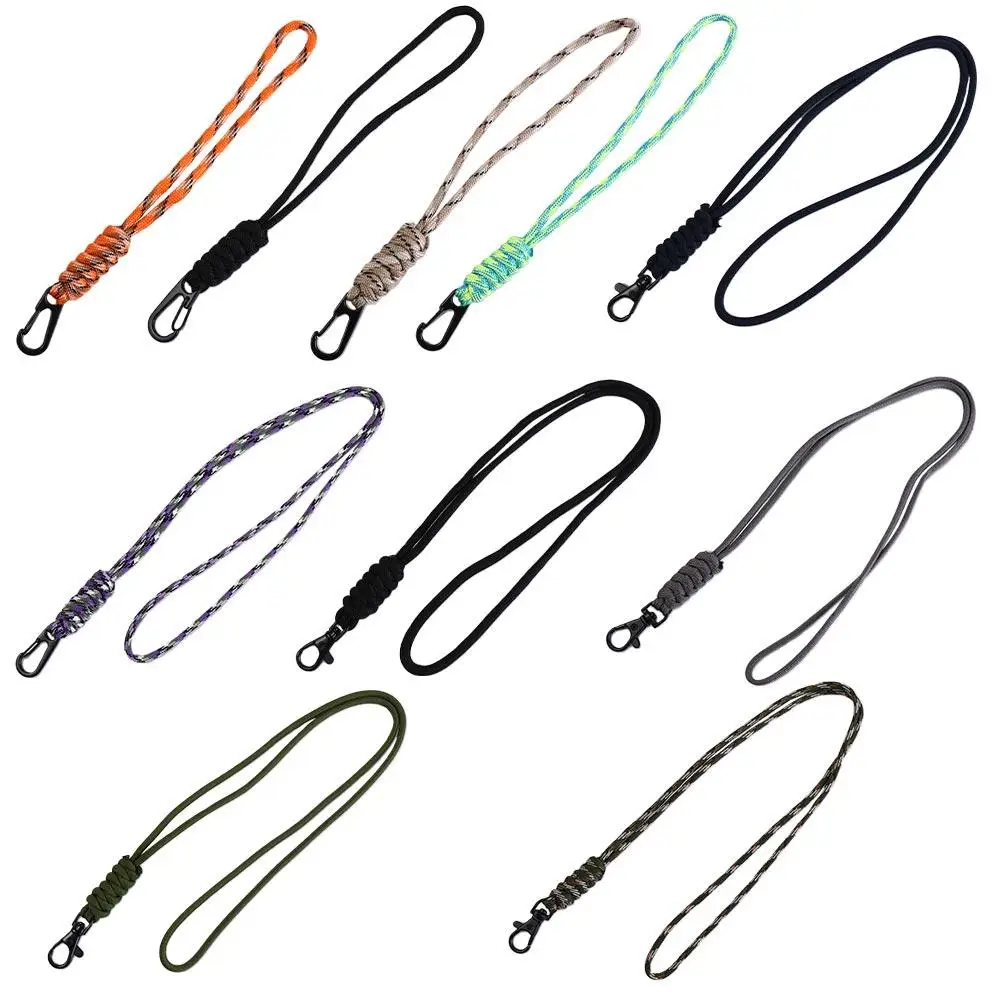 

Parachute Cord Bracelet Rope Backpack Key Ring Paracord Heavy Duty Lanyard Braided Woven Keychain Keychain Lanyard
