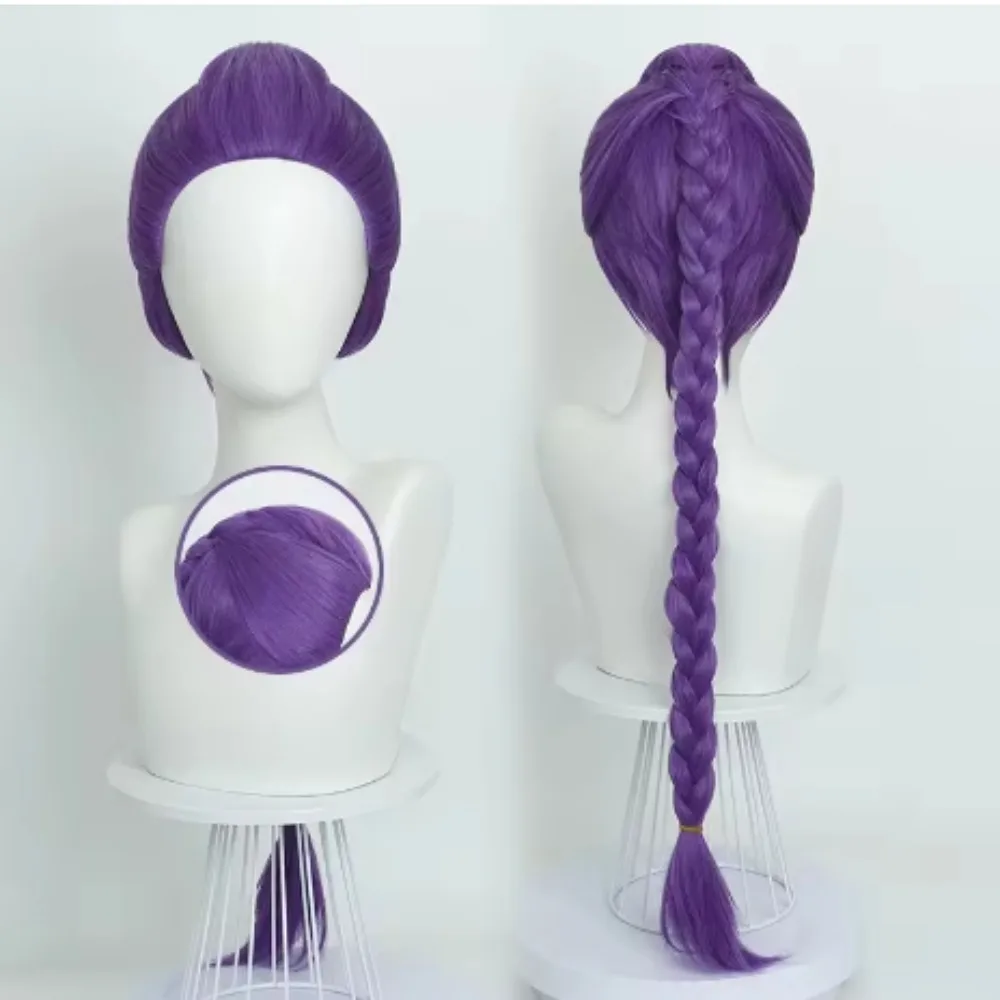 POP Demon Hunters Huntrix Rumi Anime Movie Cosplay Costume Wig Halloween Carnival Theme Party Props for Women Girls