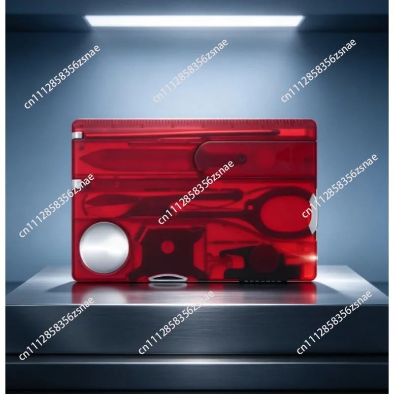 2026New Knife With Lighting 0.7300. Red Blue Black Portable Multifunctional Card