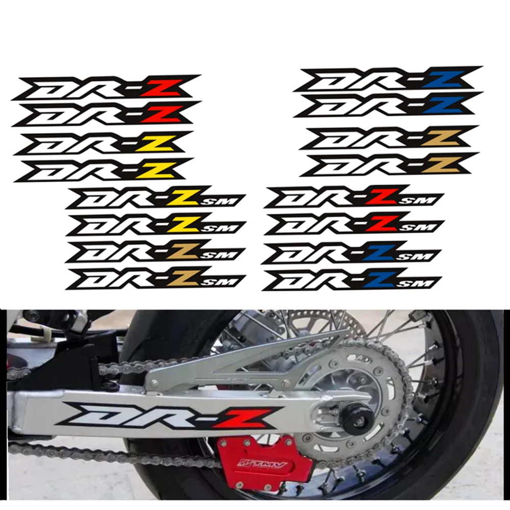 

For Suzuki DRZ400 DRZ400SM DR-Z 400S E 125 250 Swingarm Stickers Decals Stripes