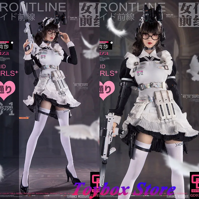 GDTOYS GD97007 Maid Frontline 1/6  ELIZA Movable Cool Girl Action Figure Cloth Design 12