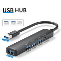 USB HUB Type C Adapter With  USB 3.0 2.0 USB C DATA Transmission 5V Power Supply For Laptops MacBook Pro USB C HUB Splitter