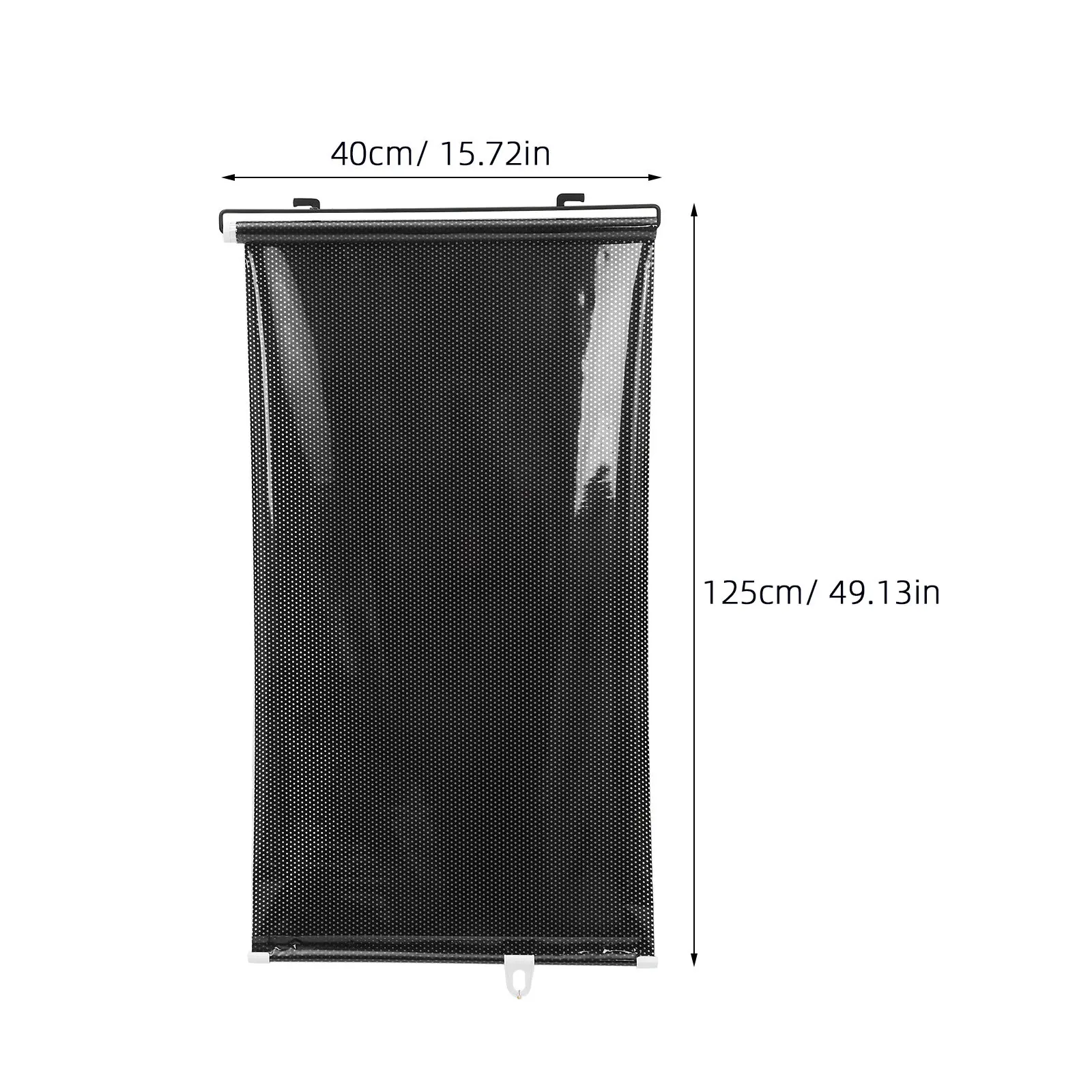 Suction Cup Window Shades Sun Block Privacy Shade for Living Room Bedroom Balcony Nail-Free Telescopic PVC Wear-Resistant Shade