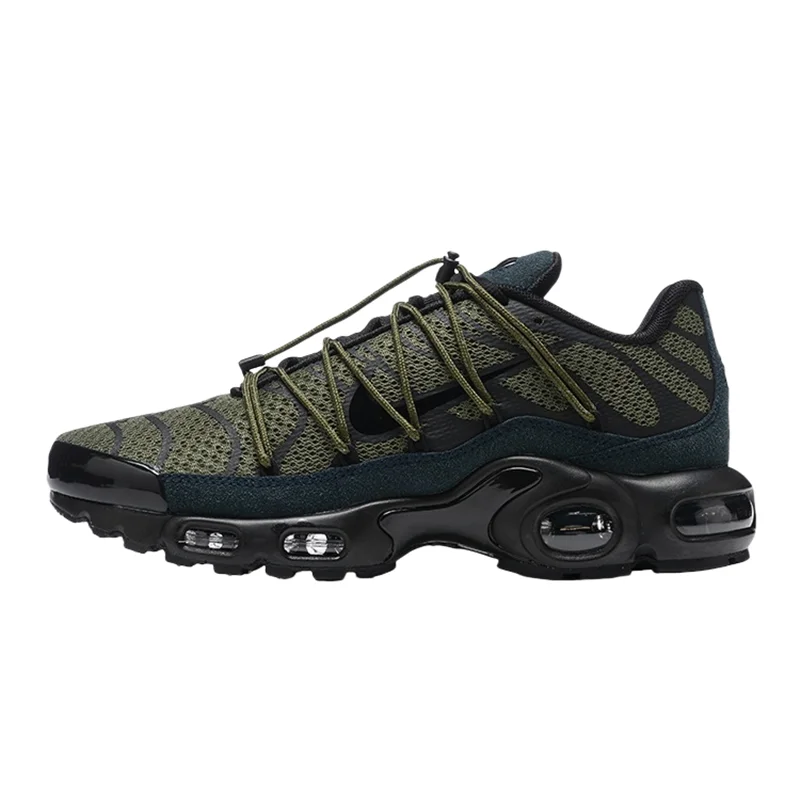 Nike Air Max Plus Comfortable, Durable, Non Slip, Versatile, Classic and Trendy Low Cut Casual Running Shoes for Men, Black