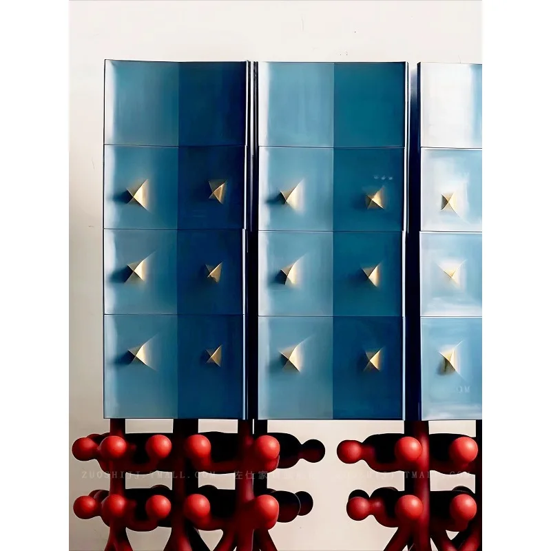 cabinet, bells and whistles design abstract decorative cabinet, studio framing, exhibition highlight wine cabinet