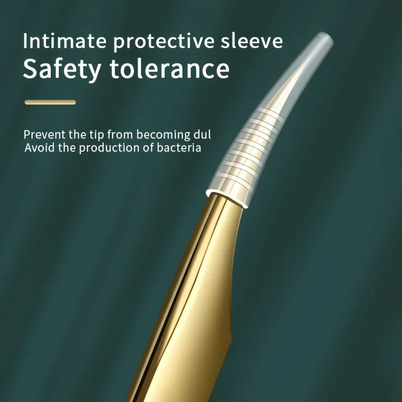 Pinzette per ciglia ad alta precisione Strumento per l'apligamento delle ciglia finte per l'estrazione delle ciglia dritte e curve