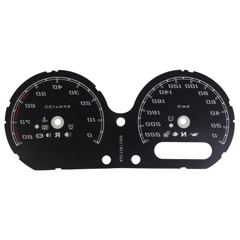 【Price Drop !!】-For Harley Glide Supreme Glide 14-18 Speedometer Instrument Panel Gauge Face Sticker Motorcycle Speed Dial KM/H