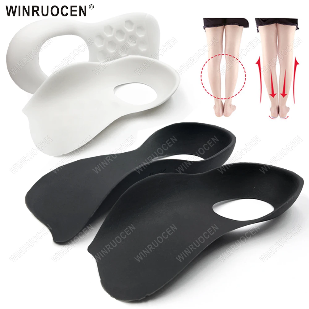 Plantilla para piernas en forma de O para pie plano, plantillas ortopédicas para corrección de zapatos, soporte para arco, fascitis Plantar, inserto para el cuidado de los pies para hombres y mujeres