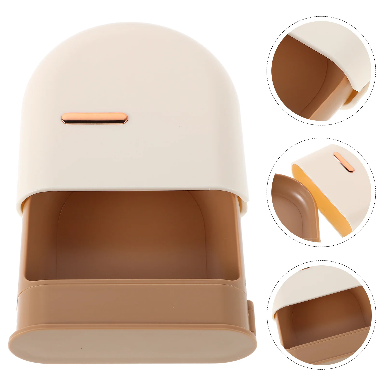 Compact Retainer Storage Box Multi Functional Design for Upper Lower Retainers and Cleaning Tools Durable Protection Travel Use