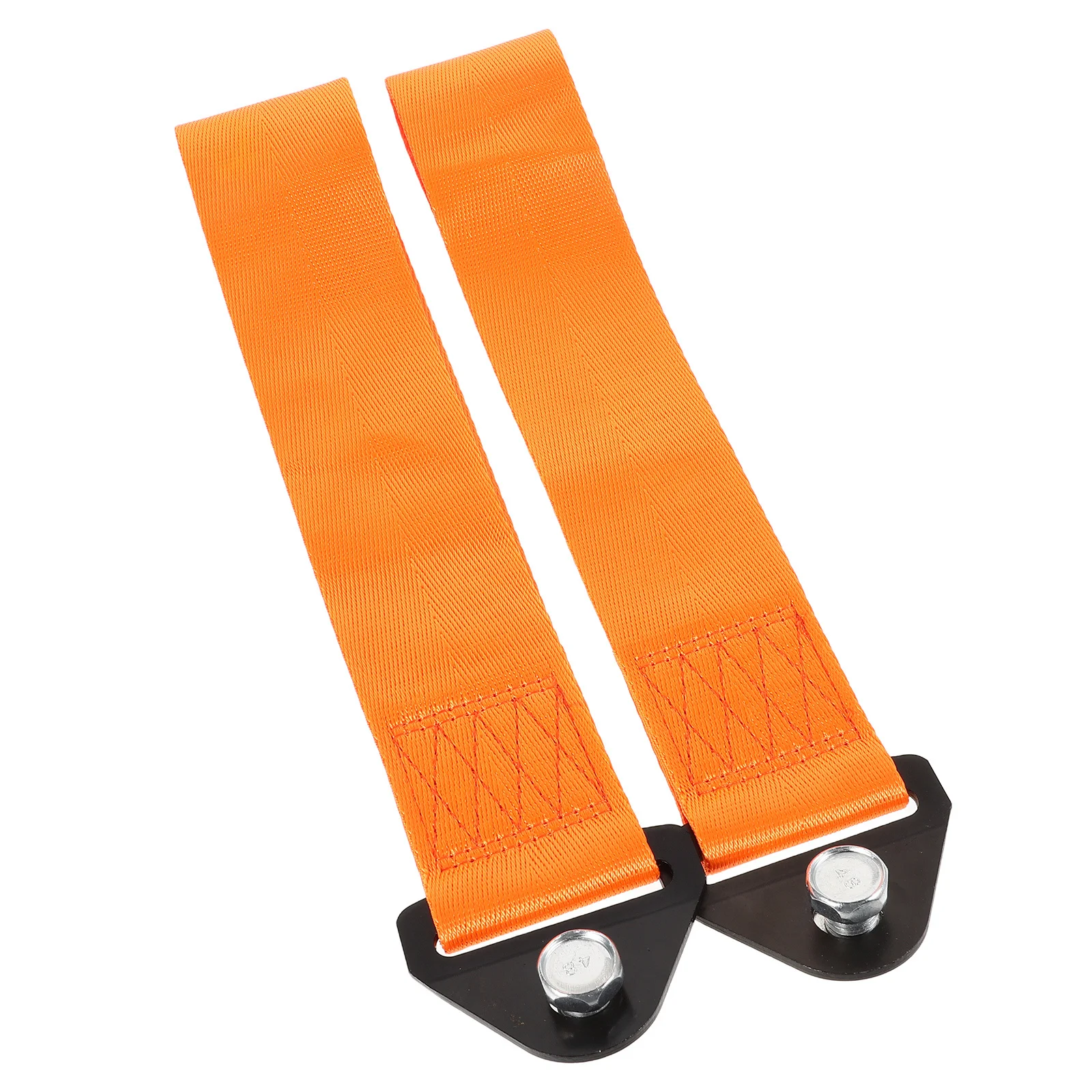 

2Pcs Automotive Traction Belt Decorative Tow Strap Strong Plastic Nylon Build Eye Catching Design for Car Exterior Upgrade