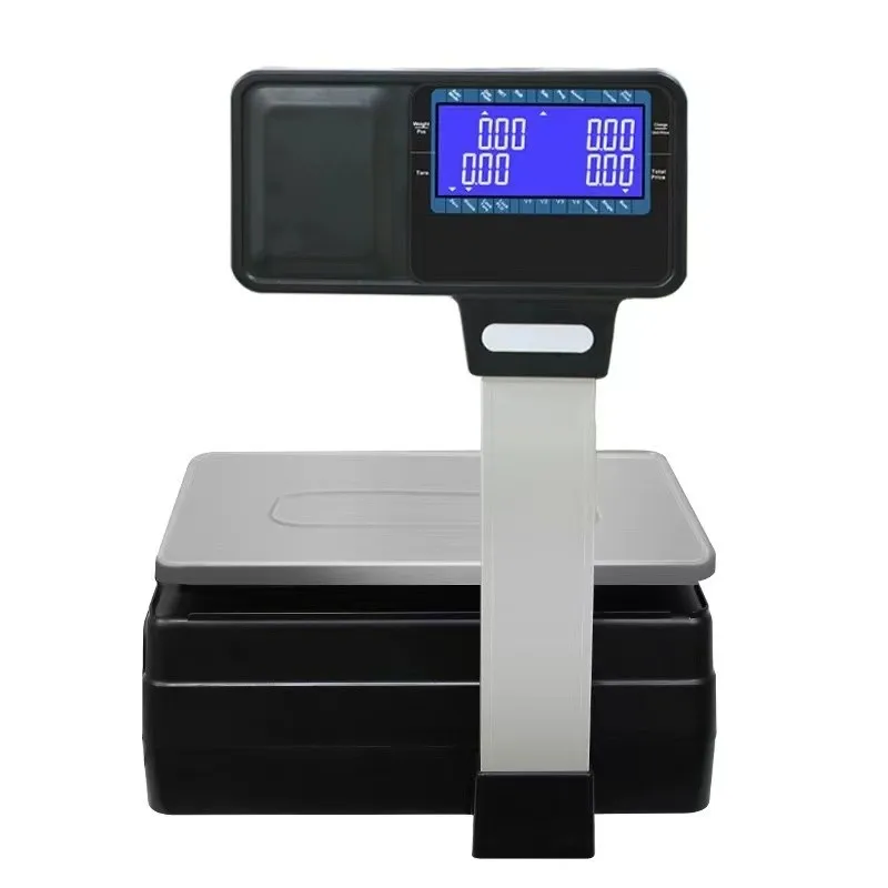 Electronic Scale Cashier Table Scale Label Barcode Receipt Dual Printing Cash register  for Catering Retail Store Supermarket