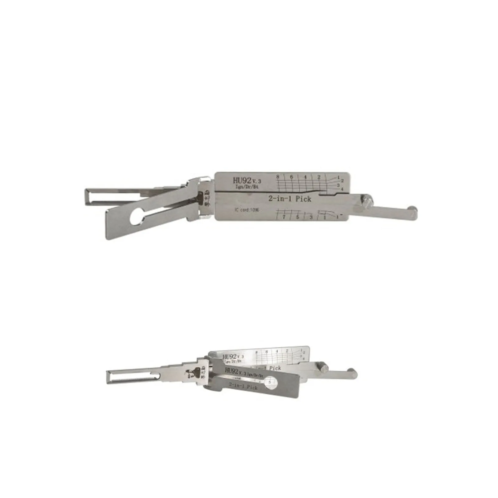 HU92 HU100R Lishi 2-in-1 Alat Pembuka Kunci untuk BMW untuk Rolls Royce Untuk Land Rover MINI MorrisGarages GM3, 7, HUF Alat Tukang Kunci