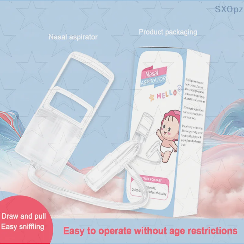 

Baby Nasal Aspirator Powerful Hand Pump Nose Sucker Quiet Manual Nose Suctioners For Babies Baby Nasal Sucker Aspirator Snot