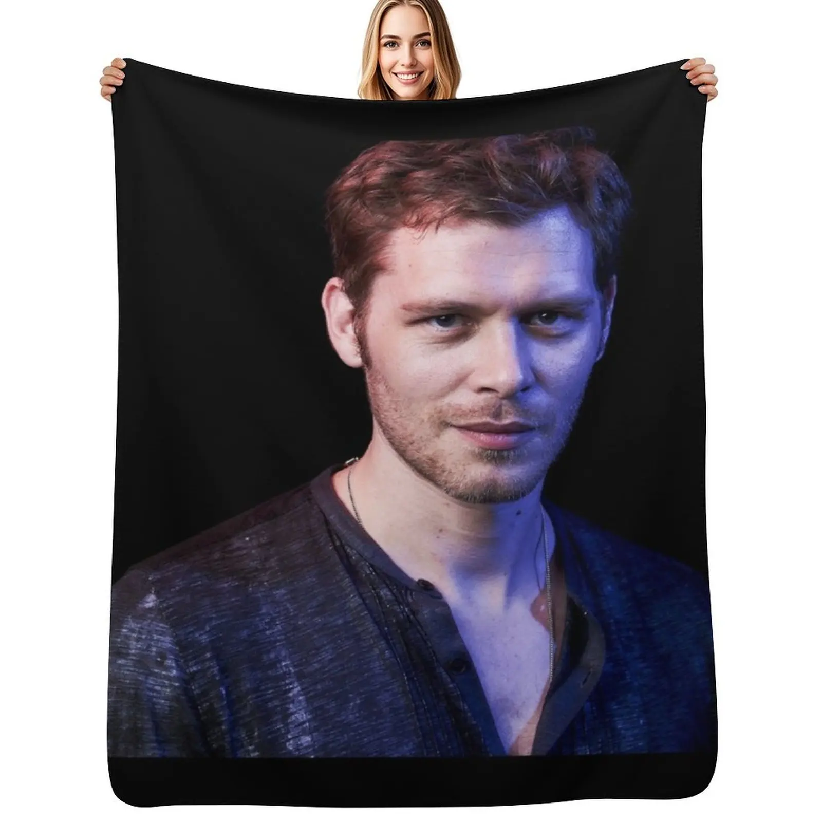 

Klaus Mikaelson the Originals Throw Blanket Bed covers Designers Flannel Decoratives Blankets