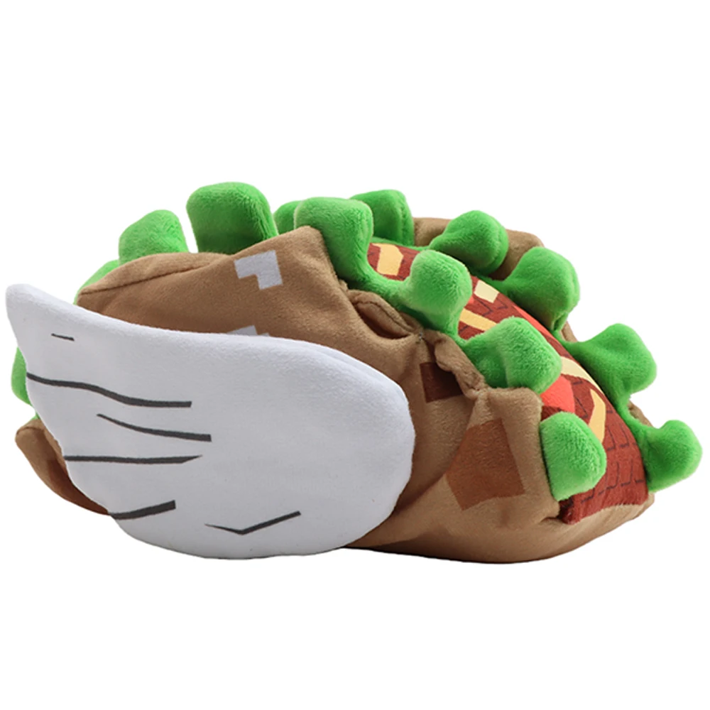 18cm STEAL A BRAINROT Taco Lucky Block Plush Toys Cute House Doll Game Surrounding Taco Lucky Block Toy Kids Toys Birthday Gifts