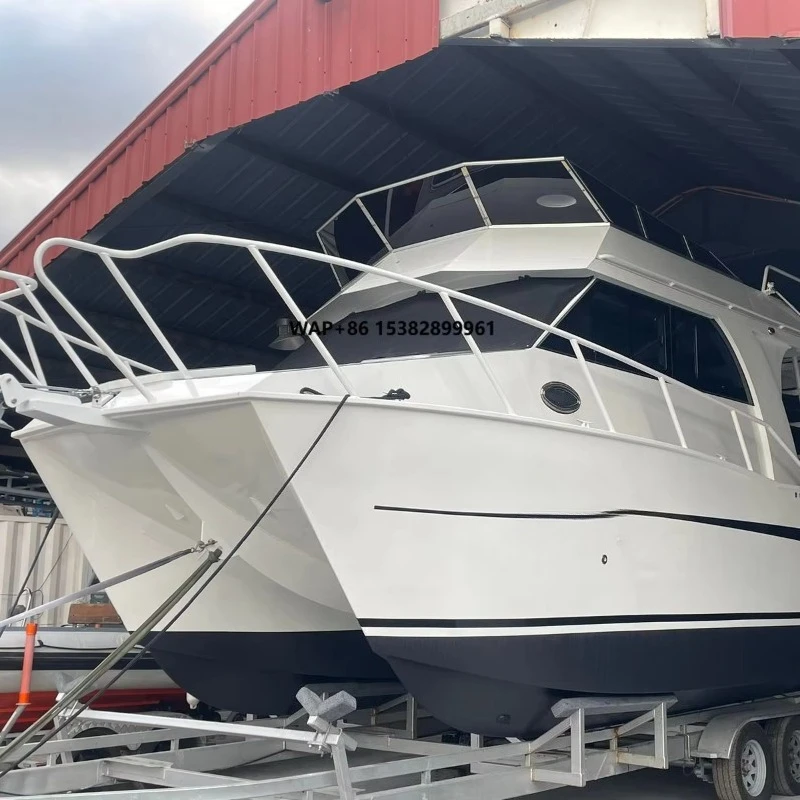 

11m 38ft Gospel Aluminum Sailing Speed Power Cruising Fishing Yacht Catamaran Sail Boat for Sale with Outboard Engine Motor