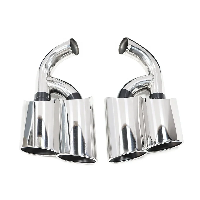 

SYPES Stainless Steel Exhaust Pipe For 2006-2010 Porsche Cayenne Techart Exhaust Tip Muffler Tip