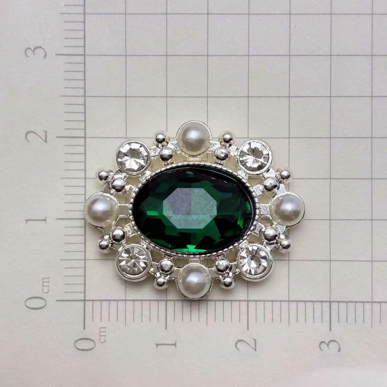 5pcs OFXSHIP Pearl Glass Embedded Rhinestone 3D Oval Flower Plate DIY Butterfly Knot Shoe Accessories Unique Jewelry Parts