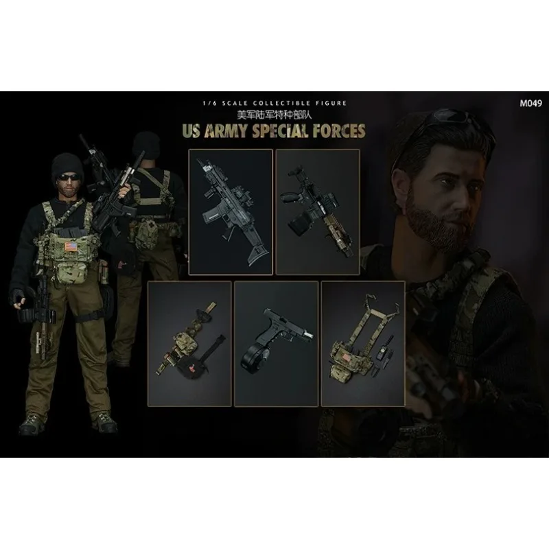 En Stock JEU MINITIMES Escala 1/6 M049 Muñeco de las Fuerzas Especiales del Ejército Estadounidense, Set Completo de Colección, Figuras de Acción, Juguetes