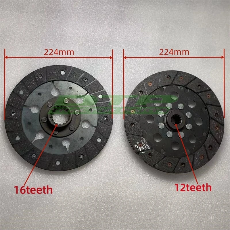 254.21S.018 Main clutch disc&254.21S.011PTO clutch disc,JINMA/JM Tractor parts for 25HP - 28HP,JM-254,JM-244, JM-284