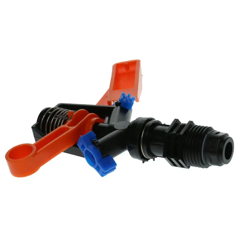 Yard Irrigation Sprinkler 360 Degree Rotary Water Saving Plastic Nozzle for Automatic Garden Watering