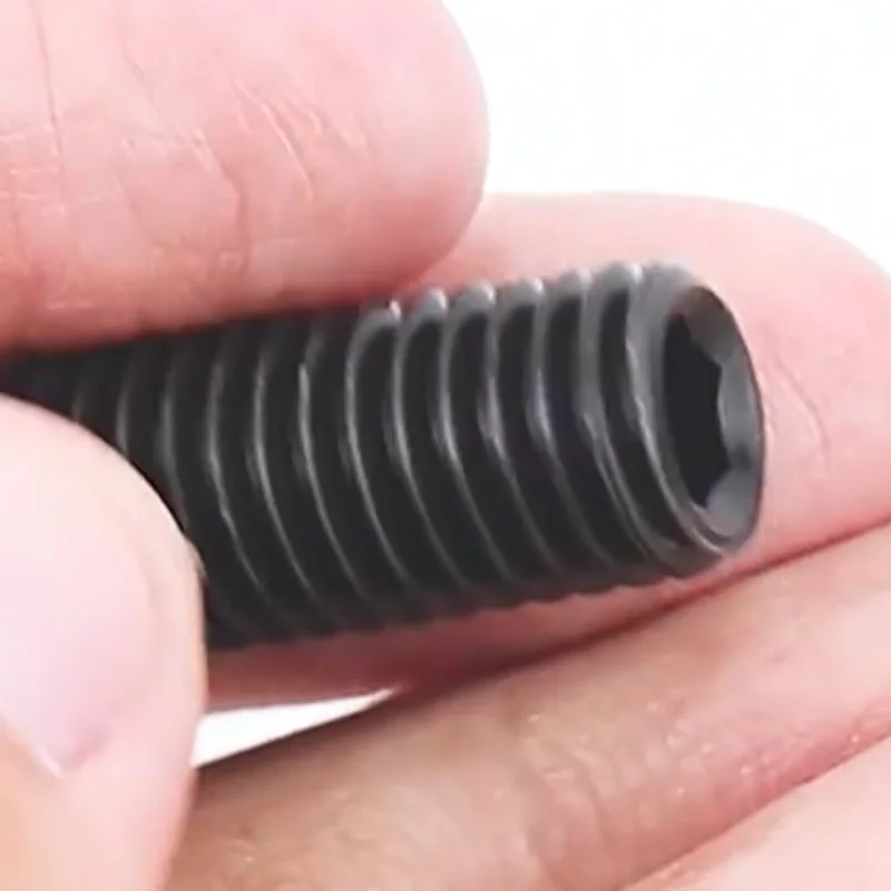 M1.6 M2 M2.5 M3 M4 M5 M6 M8 M10 M12 M14 M16 Black Grade 12.9 Steel Allen Head Hex Hexagon Socket Flat Point Set Screw Grub Bolt