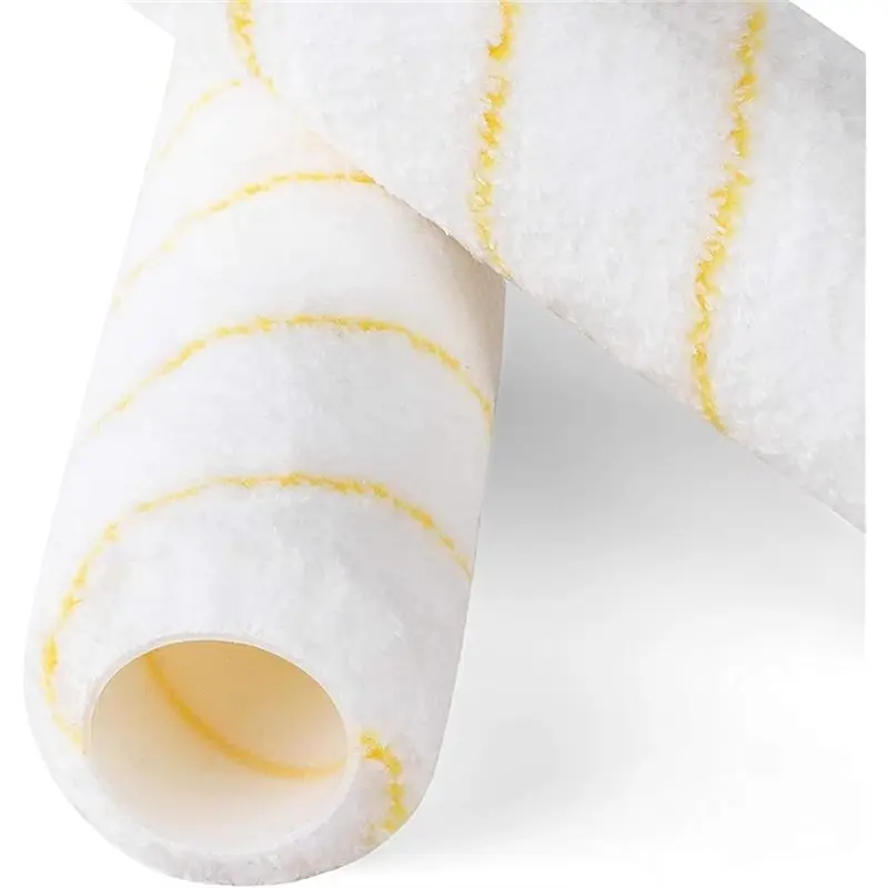 أسطوانة طلاء BMBY-Microfiber Nap مقاس 1/2 بوصة مكونة من 5 عبوات لمشاريع الرسم على الأسطح الناعمة والمزخرفة والخشنة والجدران والأسقف والمنزل