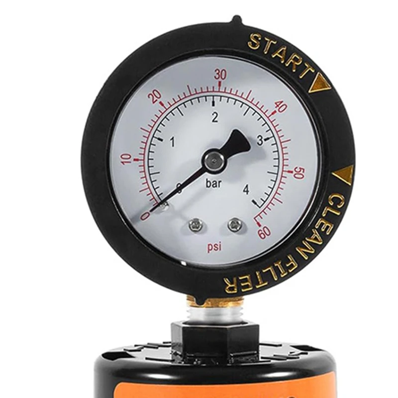 ABGR-2 PACK 98209800 Manual Relief Valve/Air Relief Manual Valve With Pressure Gauge, Replacement For Pool And Spa Filter