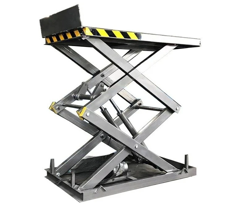 

High Quality 1m 2m Height Lift Platform Electric Fixed Scissor 1 Ton 2 Ton 4 Ton Electric Lifter