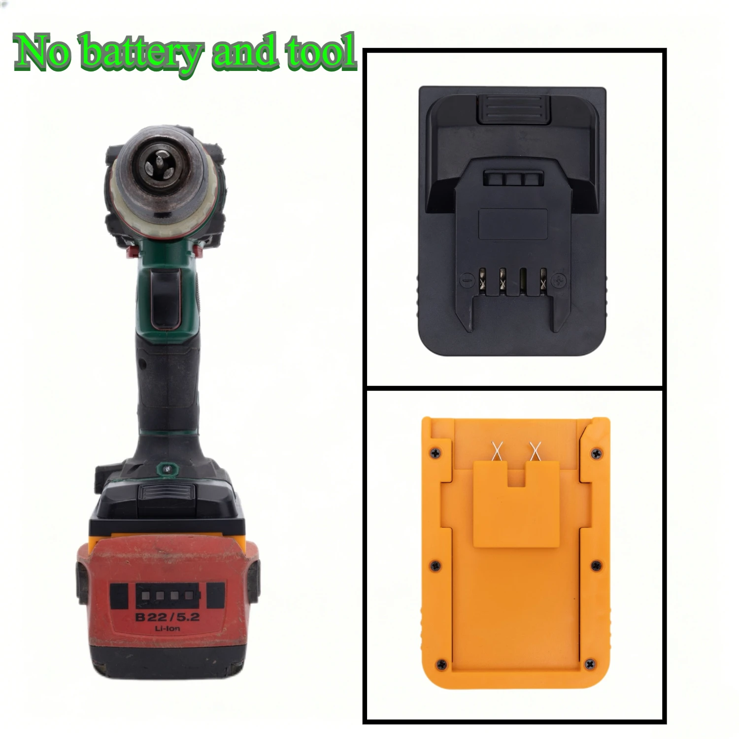 

Adapter Is for Hilti 22V (B22) Lithium Battery Conversion PARKSIDE X20V Series Electric Drill Impact Wrench Tool Accessories