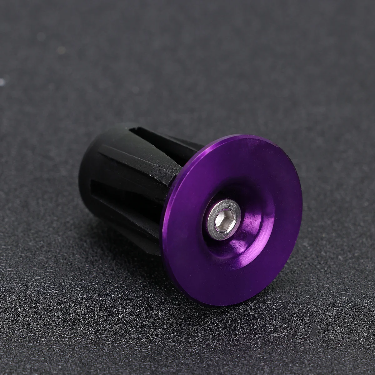 1 زوج 22 ~ 24 مللي متر دراجة من سبيكة الألومنيوم المقود نهاية قبعات الأرجواني ل الطريق الجبلية للطي دراجة مقبض التوصيل الدراجة اكسسوارات