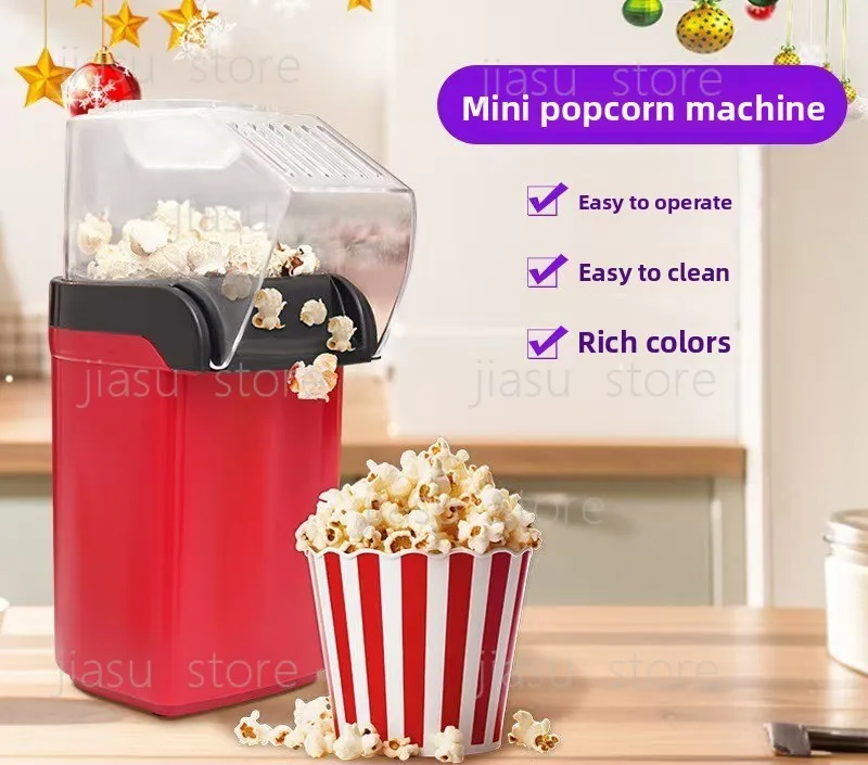 Portable Mini Hot Air Popcorn Maker Home Electric Puffing Machine