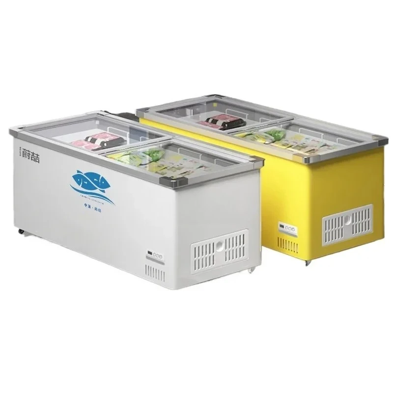 

Коммерческая витрина L'm, замороженная, чтобы сохранить свежесть, холодильник, морозильная камера, горизонтальная