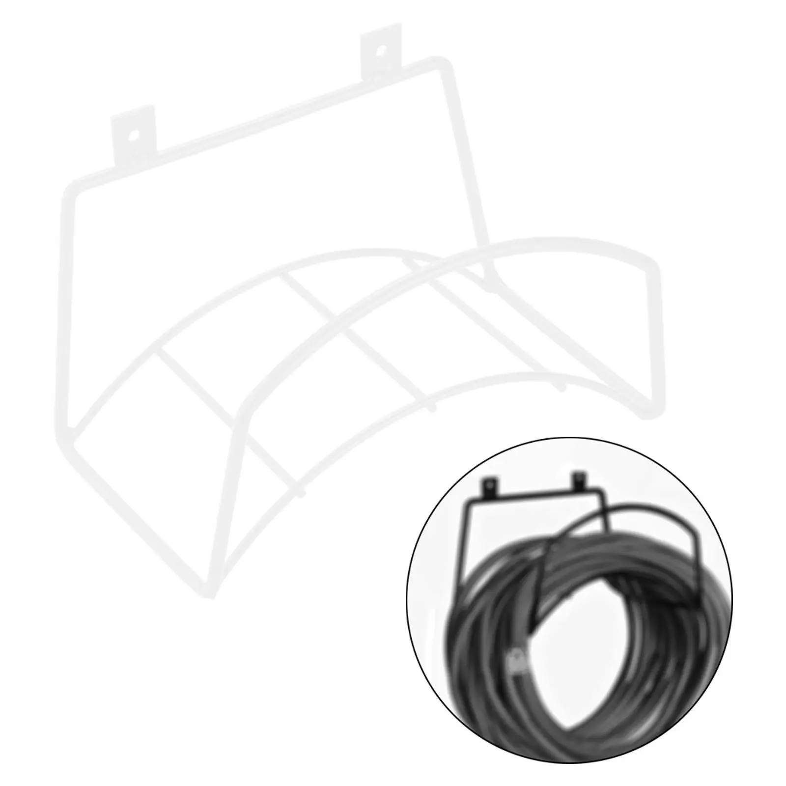 

Навесной держатель для садового шланга, прочная подставка-органайзер для террасы, улицы, гаража, патио, фермерского дома